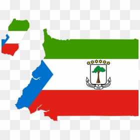 World Map Flag Clipart Png - Equatorial Guinea Flag In Country, Transparent Png - map clipart png