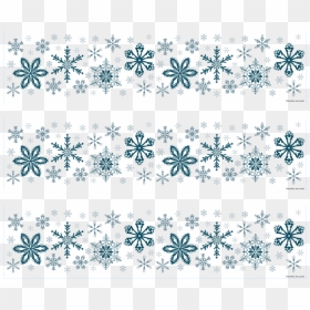 Sweet Life Snowflakes Photo Cake, HD Png Download - falling snowflakes png