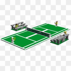 Indoor Games And Sports , Png Download - Tennis Court Clipart, Transparent Png - tennis court png