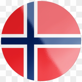 Norway Flag Vector, HD Png Download - red marker circle png