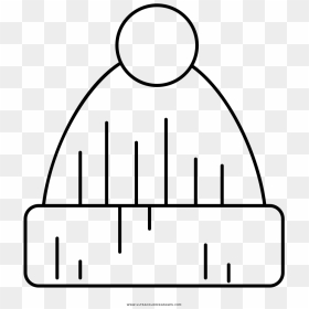 Gorro Coloring Page, HD Png Download - gorro de natal png