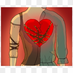 Love, HD Png Download - half heart png