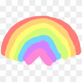 Child Art, HD Png Download - pastel rainbow png