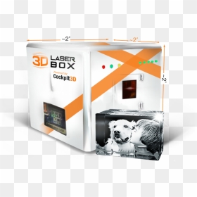 3d Laser Box - Dog, HD Png Download - 3d box png