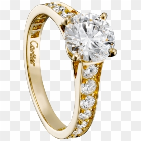 Diamante Anillos De Compromiso Cartier, HD Png Download - anillos png