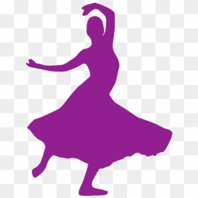 Purple Flamenco Dancer - Clip Art Dance Purple, HD Png Download - flamenco png