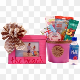 Summer Days Summer Gift Basket , Png Download - Gift Wrapping, Transparent Png - gift basket png