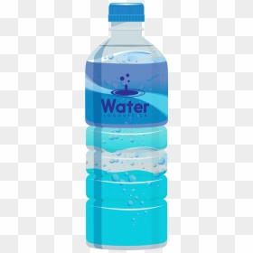 Mineral Water, HD Png Download - water bottle clipart png