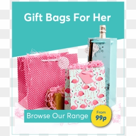 Gift Bags And Wrap For Her - Craft, HD Png Download - gift wrap png