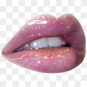 Glossy Lips Transparent Background, HD Png Download - lip gloss png