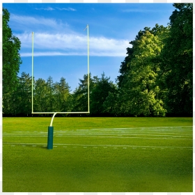 Football Field Backdrop, Goal Post Backdrop, Outdoor - Photograph, HD Png Download - field goal post png