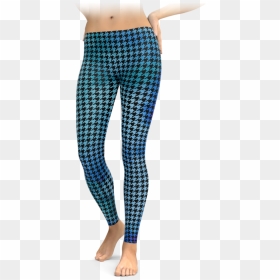 Transparent Blue Watercolor Png - Calvin Klein Houndstooth Leggings, Png Download - houndstooth png