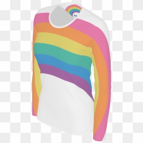 Vintage Style Pastel Rainbow Shirt With Wraparound - Long-sleeved T-shirt, HD Png Download - pastel rainbow png