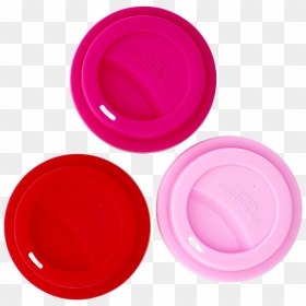 Silicone Cup Lid Pink, HD Png Download - red cups png