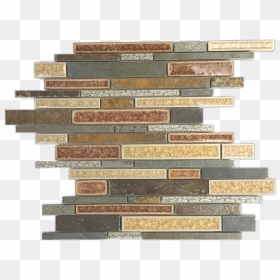 Art Glass Botanical Slate Slate Stone Tile - Stairs, HD Png Download - stone floor png