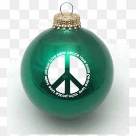 Peace Love Swim Christmas Ornament Various Colors Baysix - Christmas Ornament, HD Png Download - santa cap png