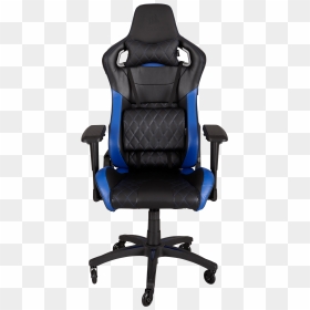 Corsair Gaming Chair , Png Download - Corsair T1 Race Gaming Chair Black Blue, Transparent Png - gaming chair png