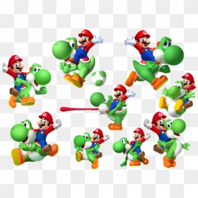 10 - Mario And Yoshi Size, HD Png Download - mario bross png