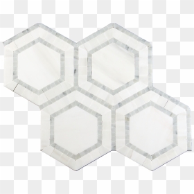 Ovation Dolomite Marble Hexagon Mosaic W/bianco Gioia - Architecture, HD Png Download - stone floor png