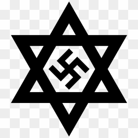 Hindu Hexagram Swastika - Star Of David, HD Png Download - hinduism symbol png