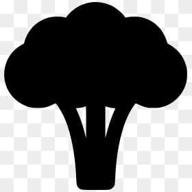 Clip Art Broccoli Food Vegetable Silhouette - Vegetable Silhouette Clip Art, HD Png Download - food silhouette png