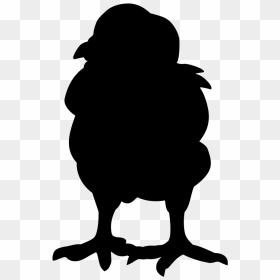 Clip Art Silhouette Beak Chicken As Food - Illustration, HD Png Download - food silhouette png
