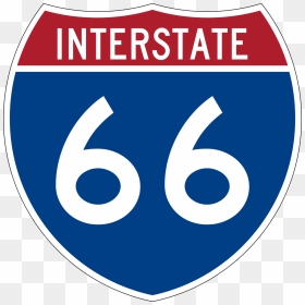 File - I-66 - Svg - Interstate 66, HD Png Download - route 66 sign png