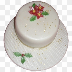 Birthday Cake, HD Png Download - christmas flowers png