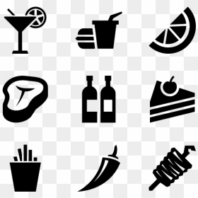 Work Tools Icon, HD Png Download - food silhouette png