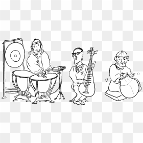 “orchestral Percussion, Chinese Biwa , Gatum ” Improvised - Sketch, HD Png Download - pipa png