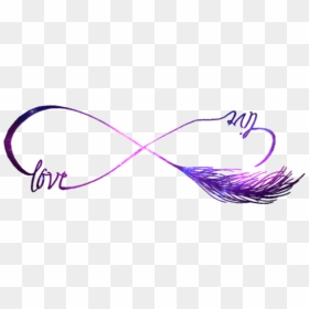 #infinito #infinity #galaxy #galaxia #live #love #amor - Tattoo Png Of Love, Transparent Png - infinito png
