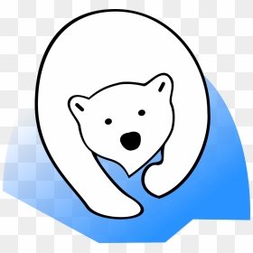 Polar Bear Face Clip Art, HD Png Download - bear.png