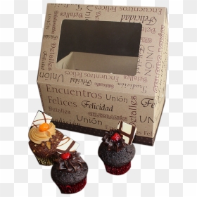 Cajas Cupcake X6 - Cupcake, HD Png Download - cajas png