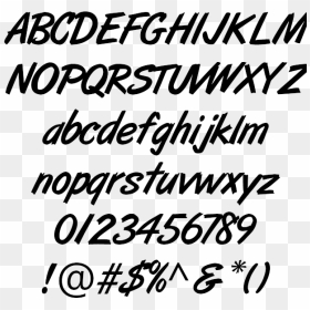 Artbrush Example - Apollo Font, HD Png Download - art brush png