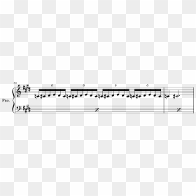 Eighth Notes On Staff, HD Png Download - slashes png