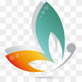 Graphic Design, HD Png Download - butterfly logo png