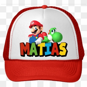 Baseball Cap, HD Png Download - mario bross png