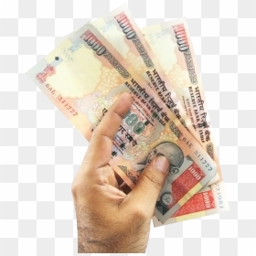 Indian Currency Transparent Png Image Free - Indian Money Transparent, Png Download - cash in hand png