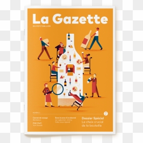 Gd La Gazette 01 - La Gazette Magazine, HD Png Download - numero 2 png