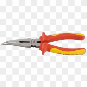 Vde Insulated Bent Nose Pliers King Tony 6336a - Pince A Bec Facom Isole, HD Png Download - pliers png