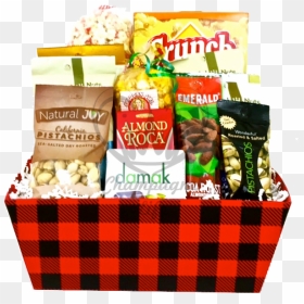 Snack Lovers Favorite - Gift Basket, HD Png Download - gift basket png