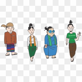 Myanmar Teacher Cartoon Png, Transparent Png - teacher cartoon png