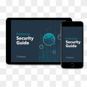 Starburst Security Guide Ebook - Tablet Computer, HD Png Download - blue starburst png