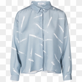 Rhumaa Grace Shirt • Light Blue Brush Stroke Print - Clothes Hanger, HD Png Download - blue brush stroke png