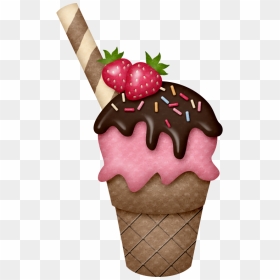 Summer Ice Cream Clipart, HD Png Download - helado png