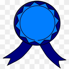 Transparent First Place Ribbon Png - Medal Blue Clipart, Png Download - first place ribbon png