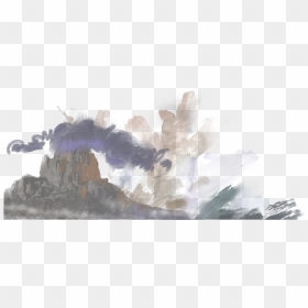 Transparent Mountain Drawing Png - Painting, Png Download - mountain drawing png