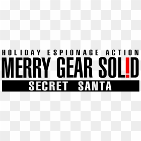 Merry Gear Solid 1 Logo - Metal Gear Solid, HD Png Download - metal gear solid logo png