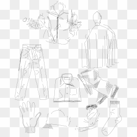 Line Art, HD Png Download - cartoon pants png