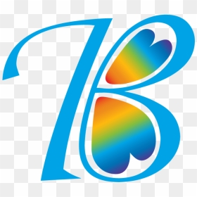 Bb Butterfly Logo= Black Capital Bs - 2 Bs Butterfly Logo, HD Png Download - butterfly logo png